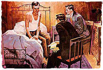 Man in bed